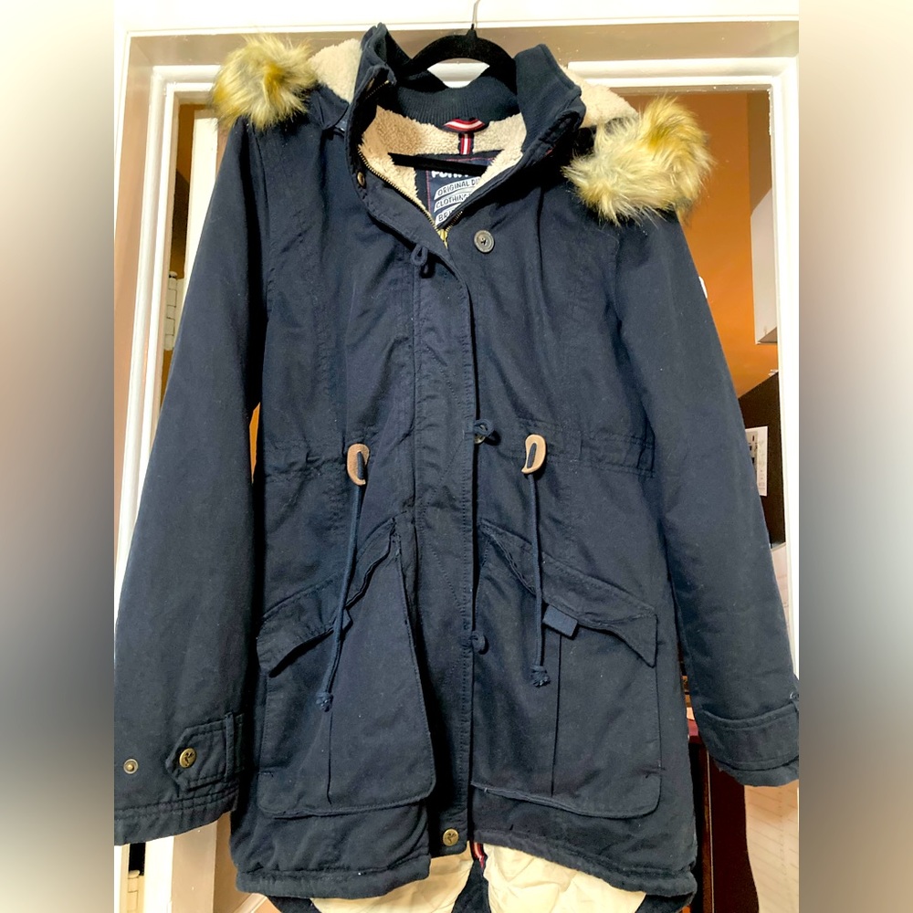 British 1973 Puffa coat(L/14)